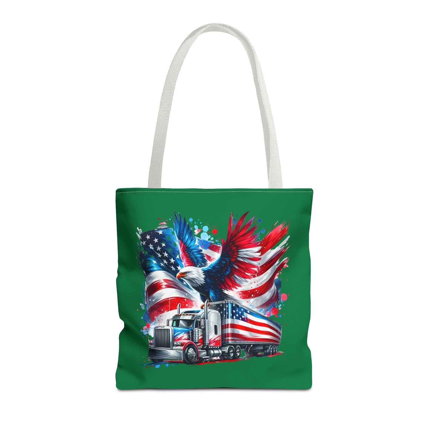 Princess Grace  Patriotic Eagle Truck Tote Bag Celebrate Freedom and Adventure