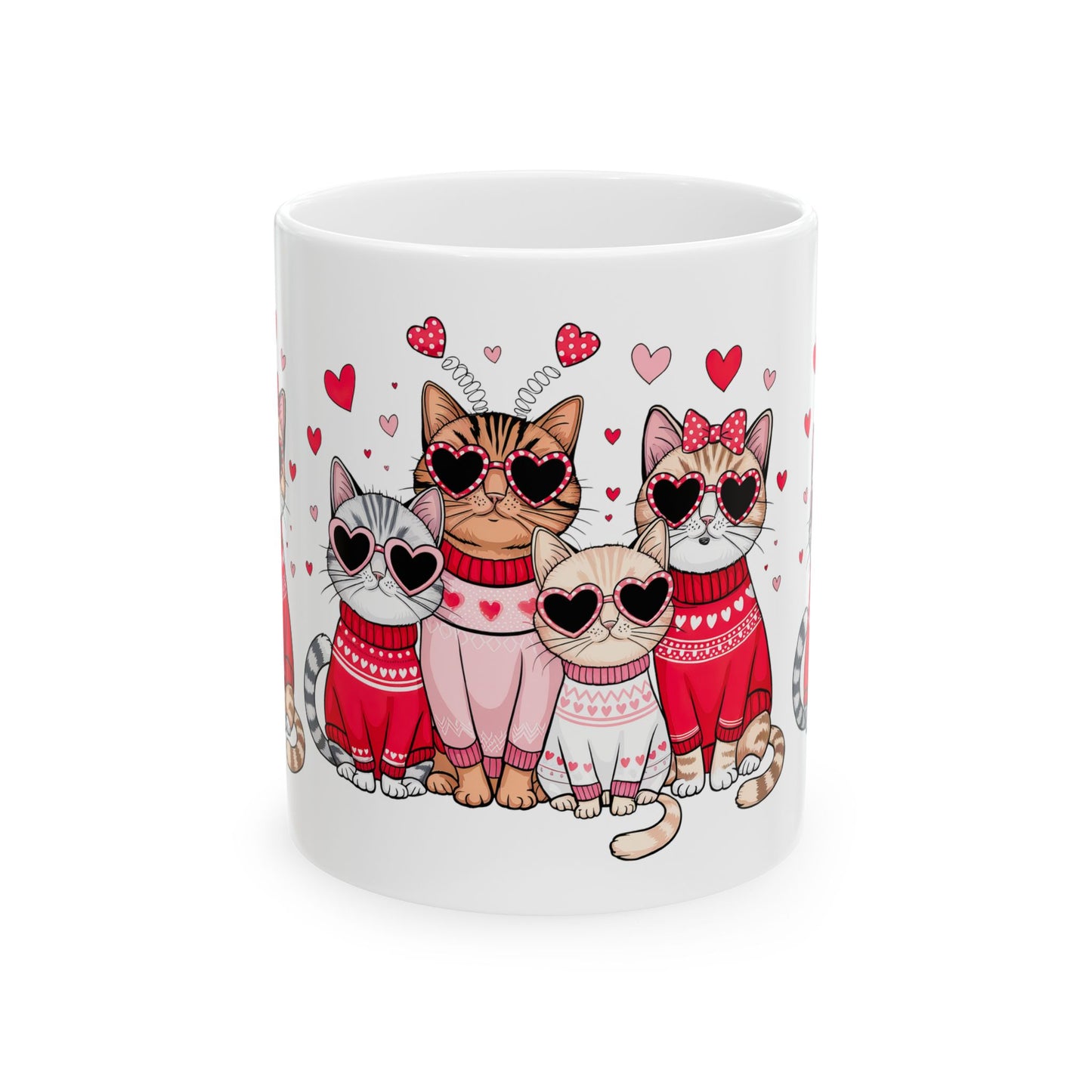 Princess Grace  Cute Cat Lovers Ceramic Mug   11oz & 15oz  Valentine's Day Gift