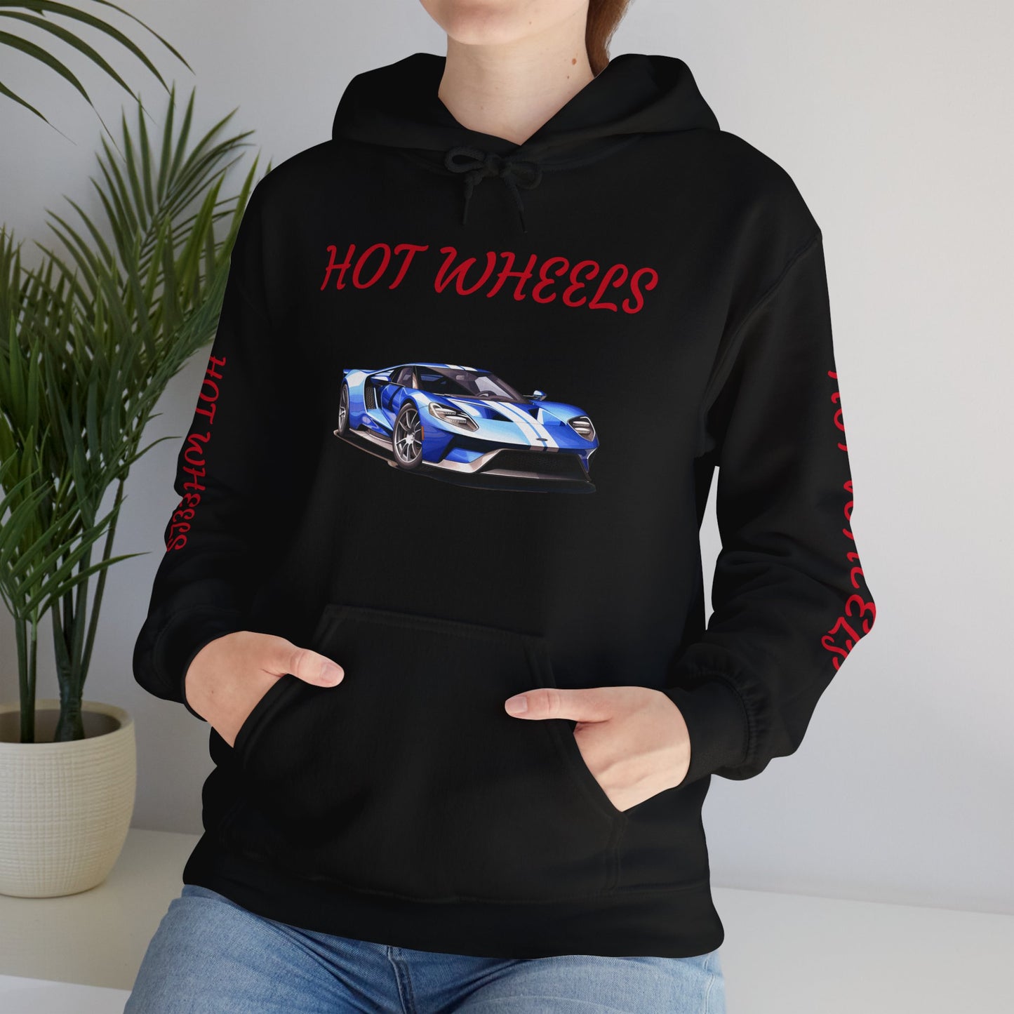 Princess Grace  Hot Wheels Unisex Heavy Blend Hoodie Sporty Car Design for Car Enthusiasts