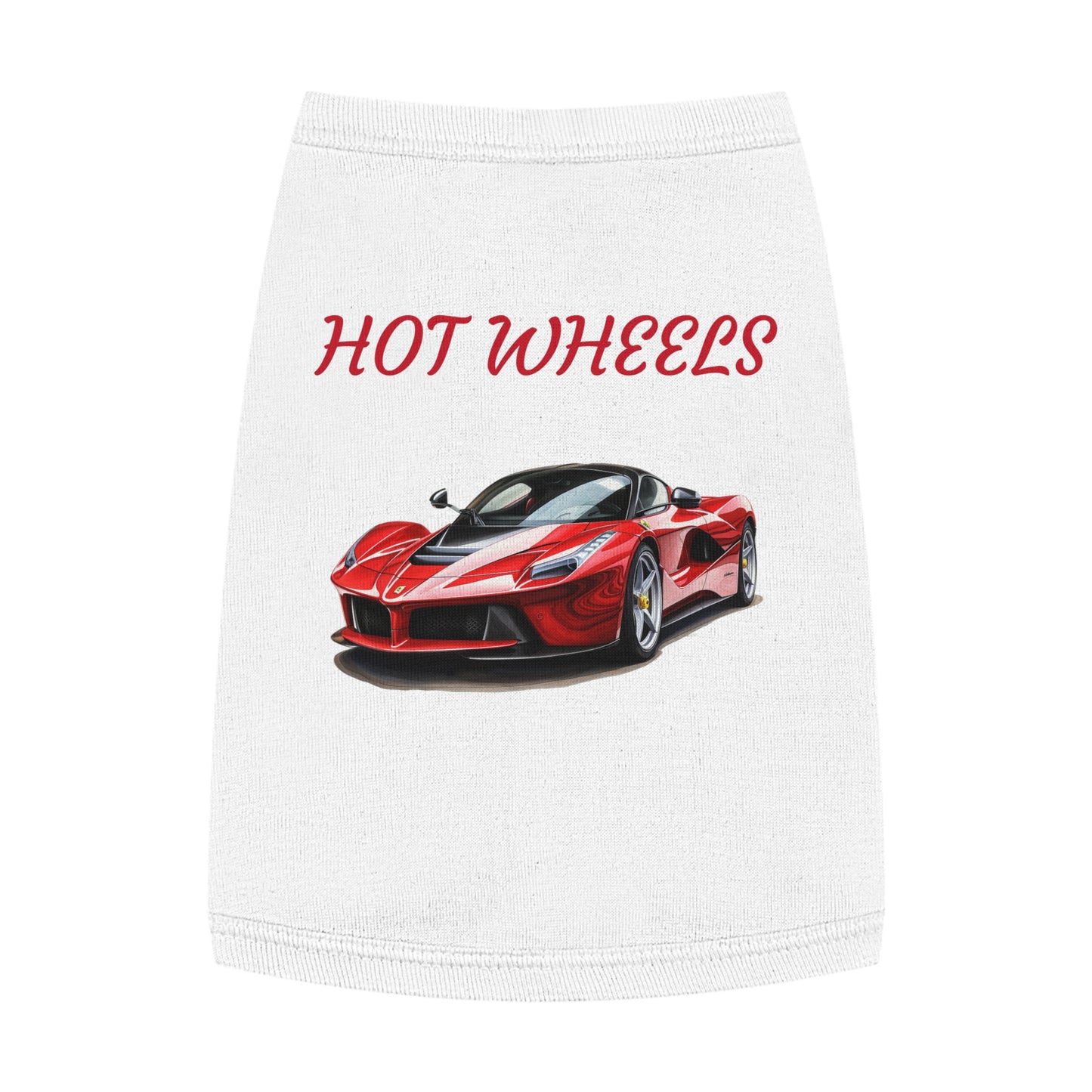 Princess Grace  Cool  Hot Wheels Pet Tank Top for Car Lovers Stylish Dog Apparel