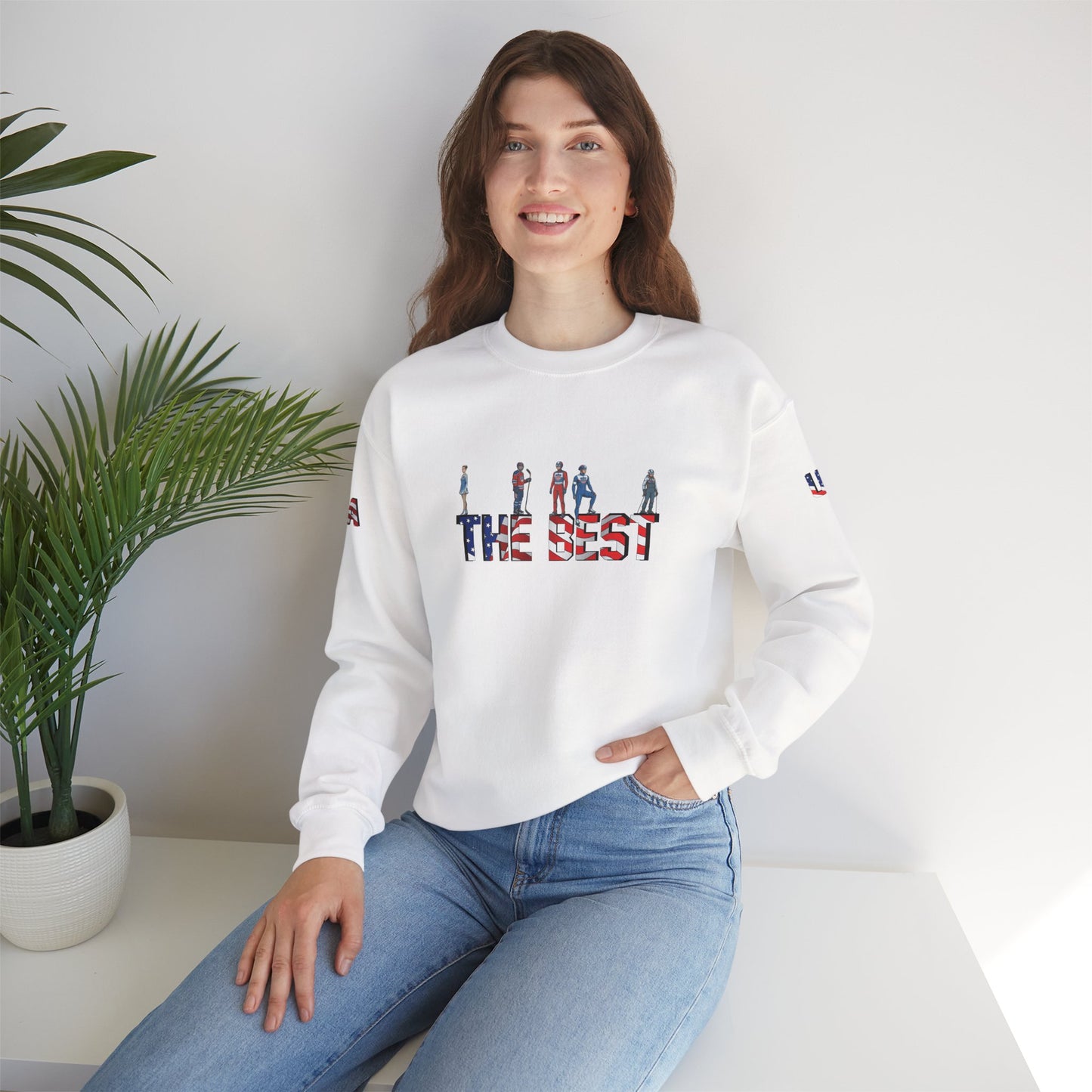 Princess Grace  TEAM USA  Unisex Heavy Blend  Crewneck Sweatshirt