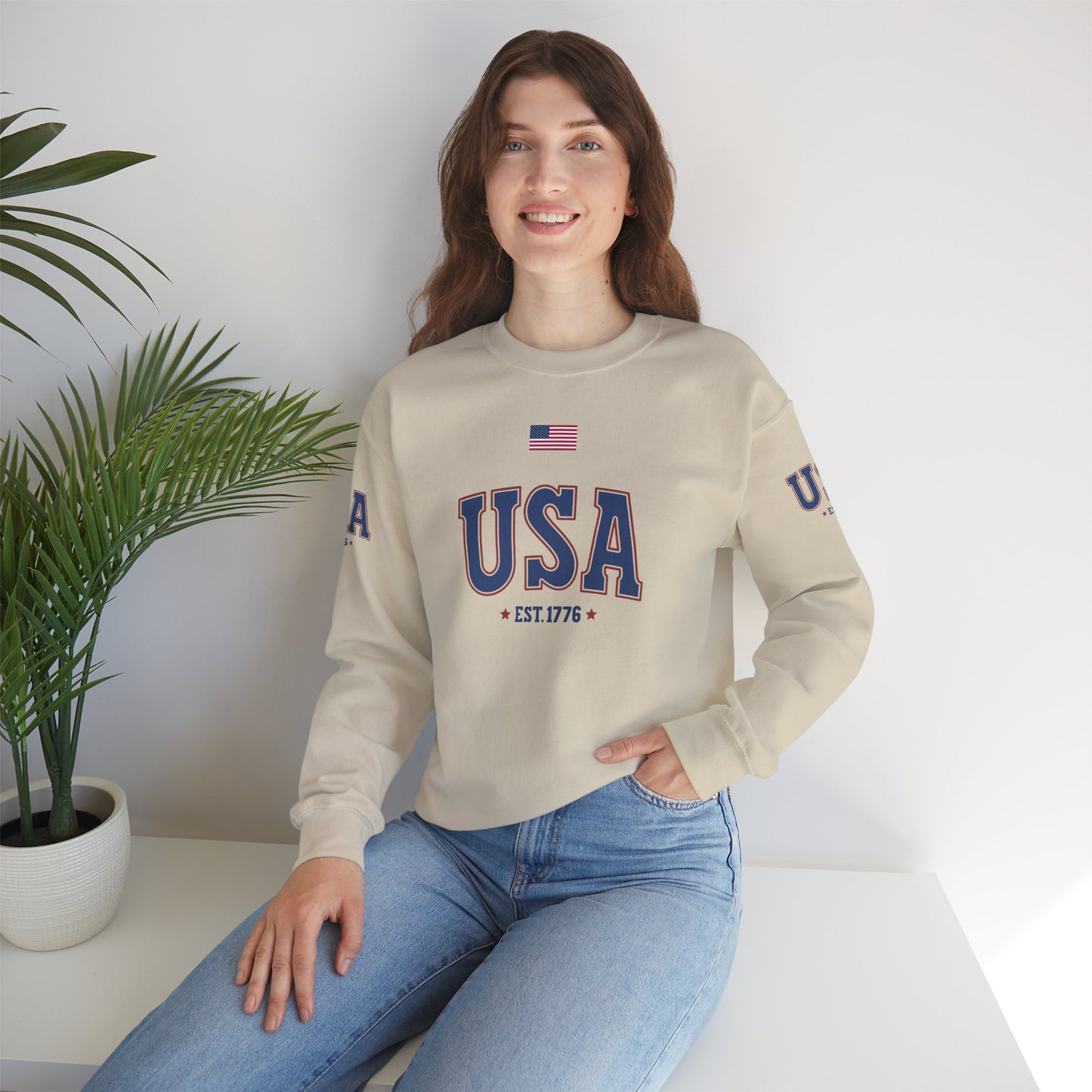 Princess Grace  TEAM USA  Unisex Heavy Blend Crewneck Sweatshirt