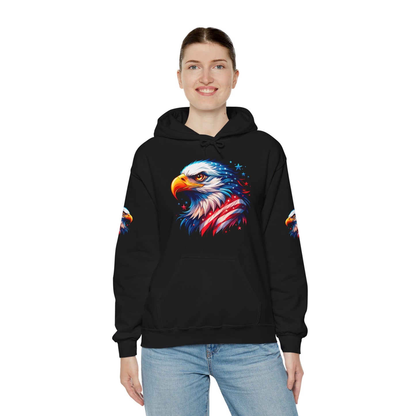 Princess Grace  American  Eagle Unisex Heavy Blend Hooded Sweatshirt