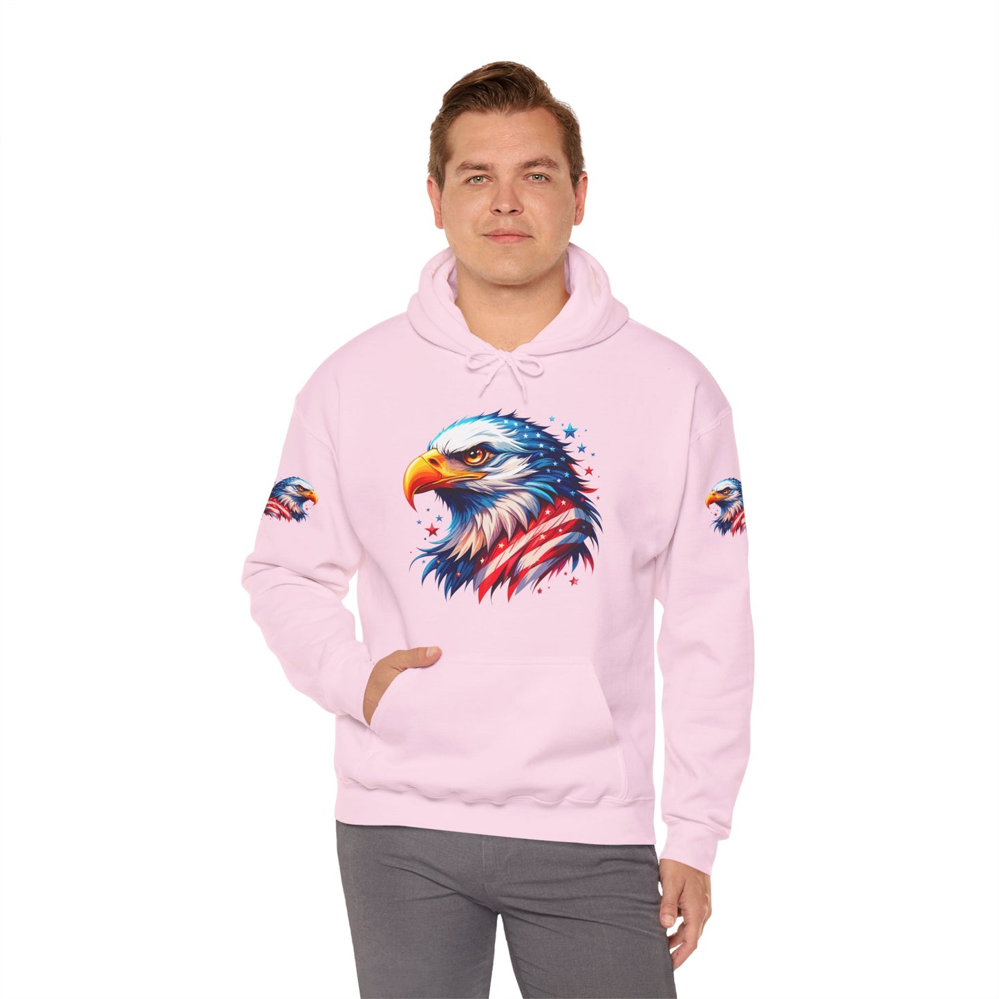 Princess Grace  American  Eagle Unisex Heavy Blend Hooded Sweatshirt