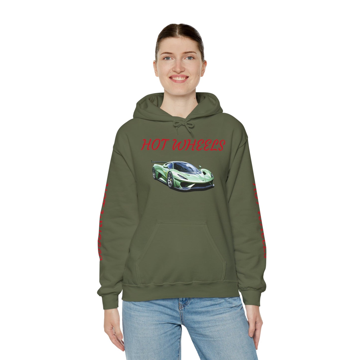 Princess Grace  Hot Wheels Unisex Hooded Sweatshirt Sports Car Lovers Collection