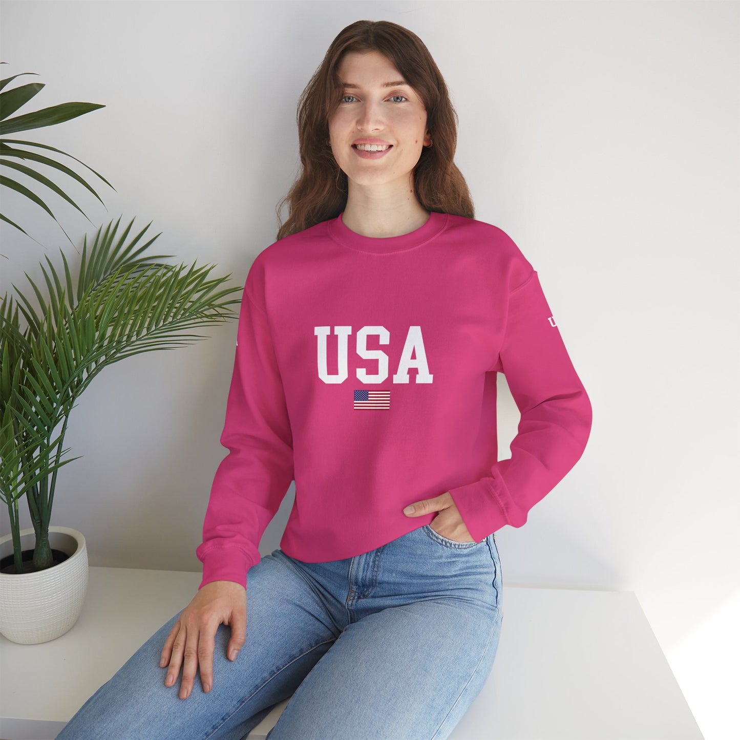 Princess Grace TEAM USA  Unisex Heavy Blend Crewneck Sweatshirt