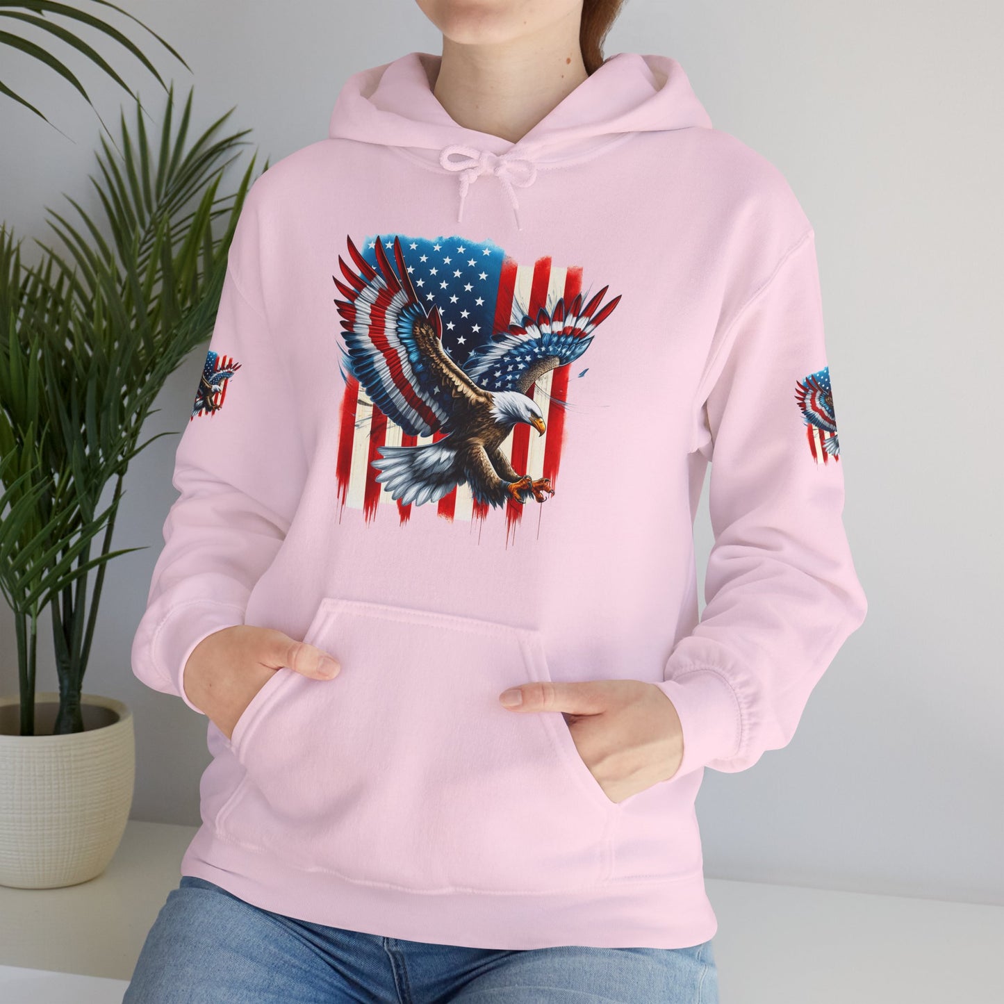 Princess Grace Patriotic Unisex Heavy Blend Hooded Sweatshirt