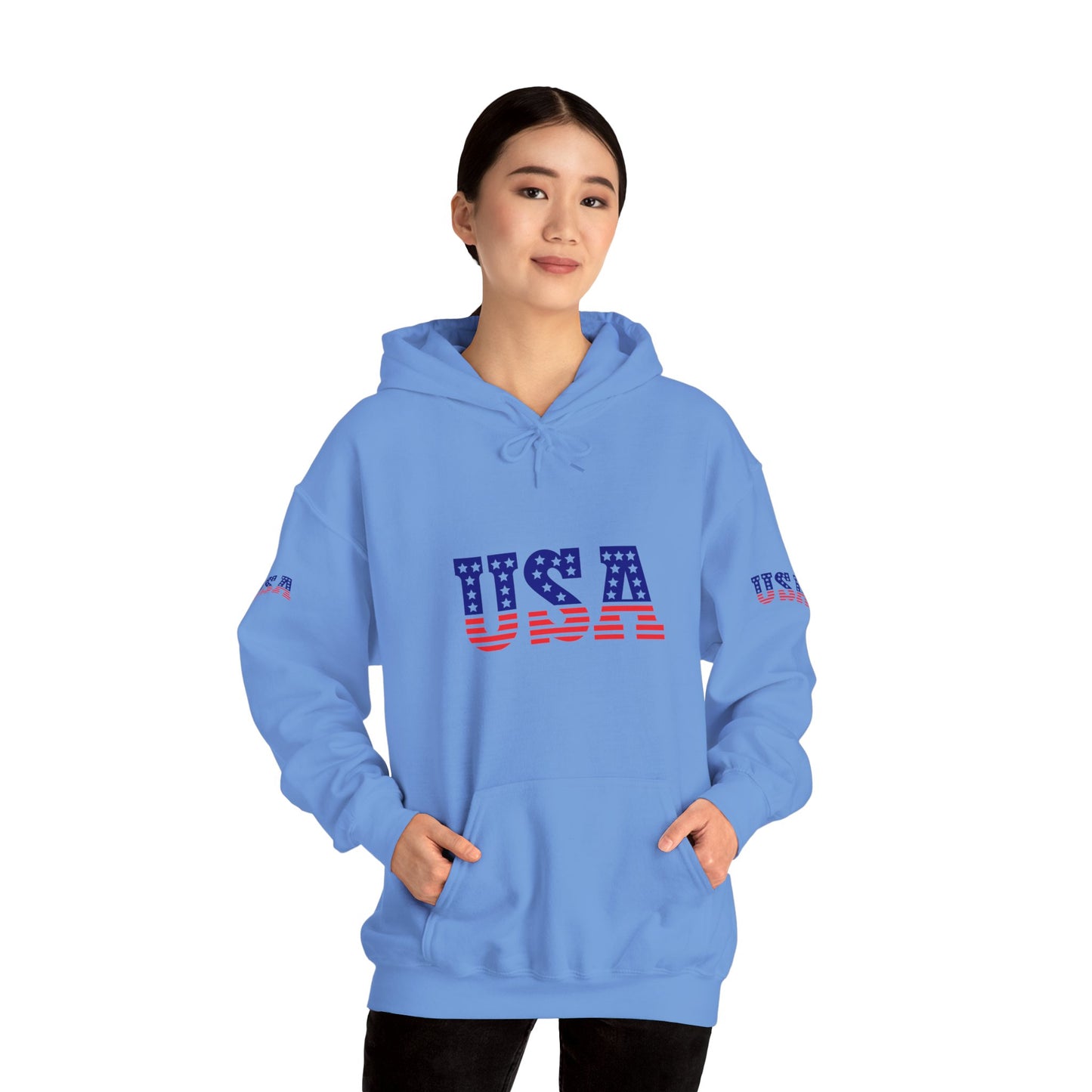 Princess Grace  TEAM USA  Unisex Heavy Blend  Hooded Sweatshirt  Patriotic Eagle Design