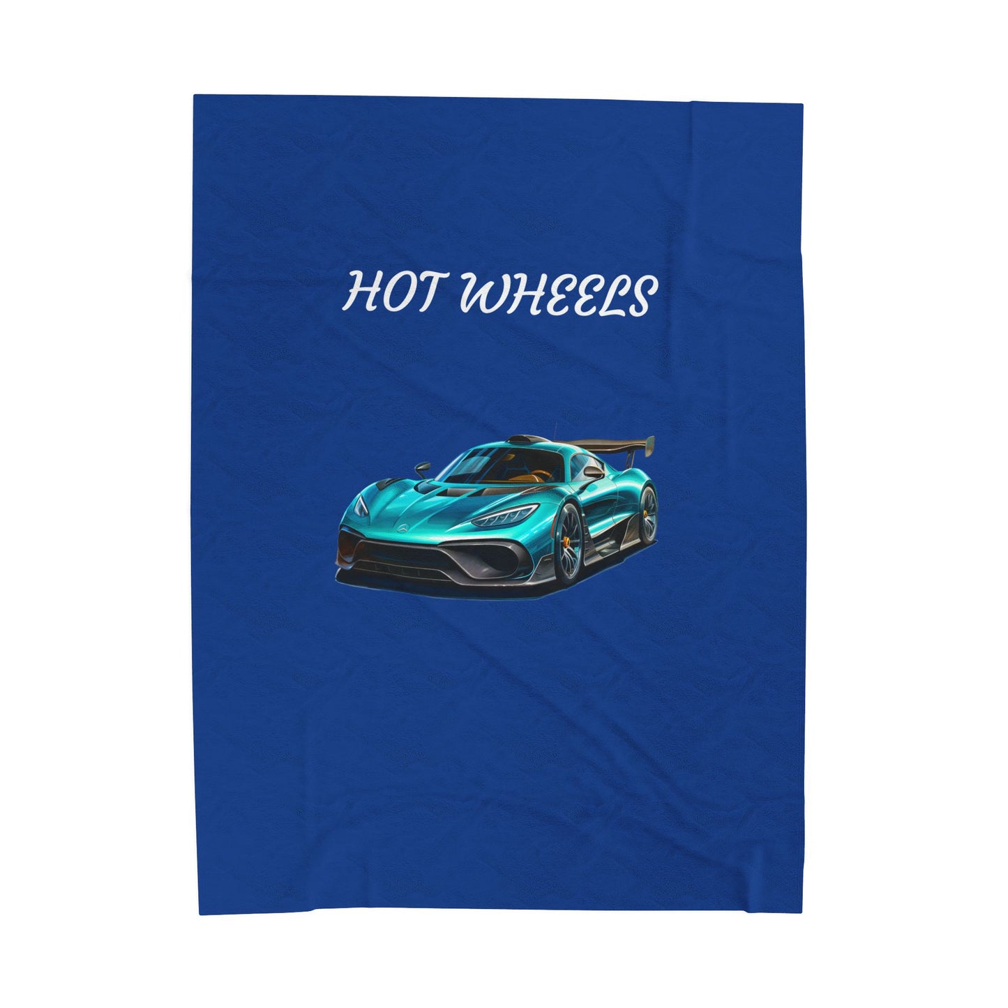 Princess Grace  Hot Wheels Velveteen Plush Blanket  Cozy Car Themed Throw for Kids & Car Enthusiasts