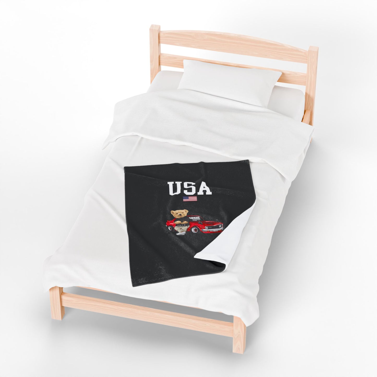 Princess Grace  TEAM USA  Velveteen Plush Blanket