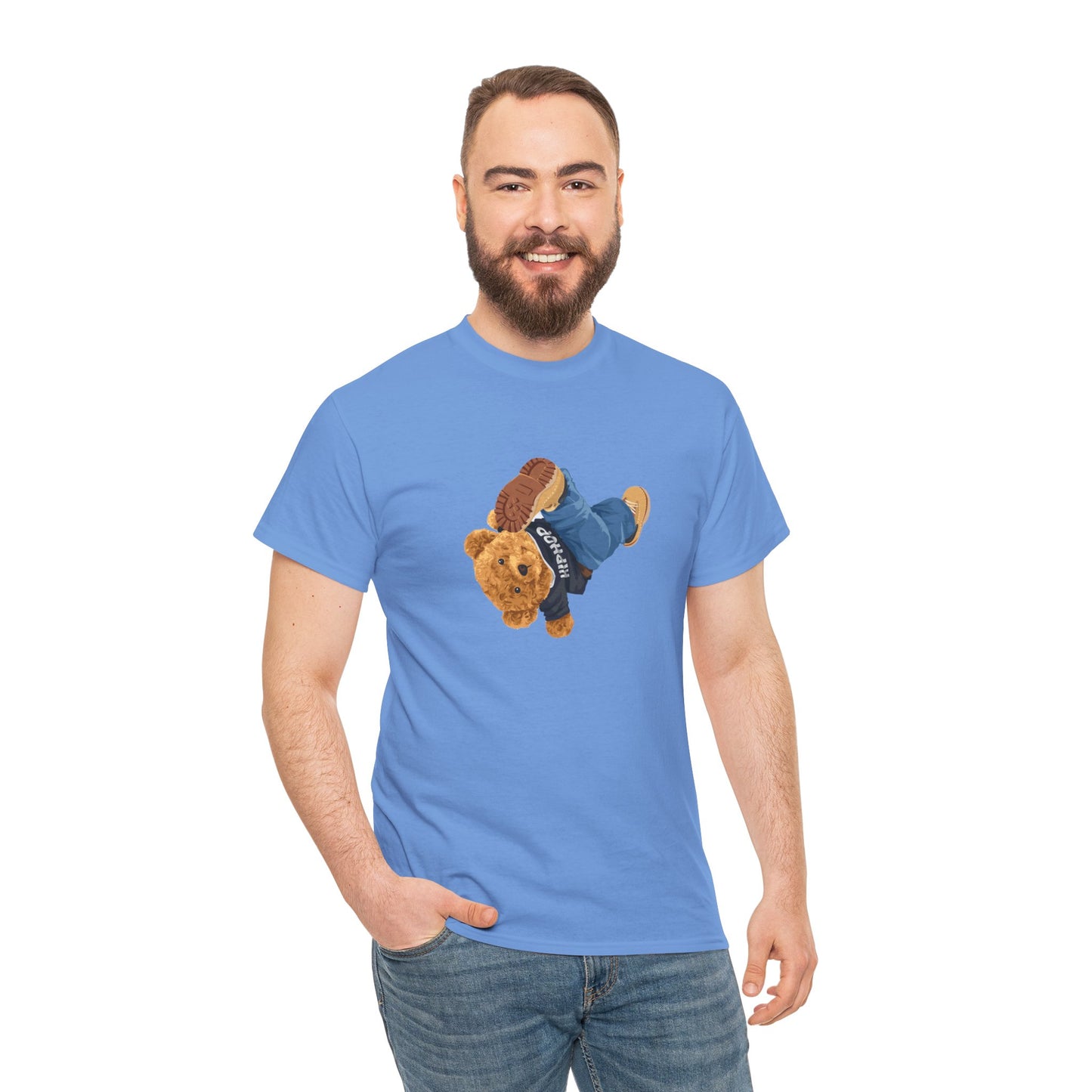 Princess Grace  Casual Vintage Hi[ Hop Bear Tee for Trendy Everyday Wear