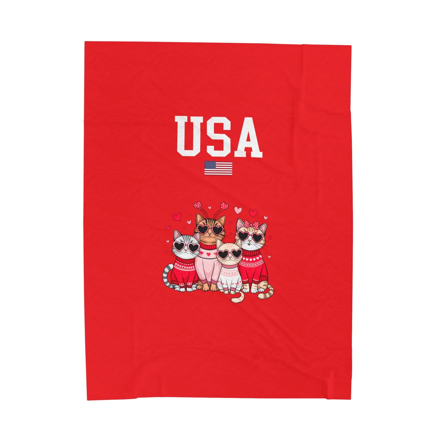 Princess Grace  TEAM USA  Velveteen Plush Blanket