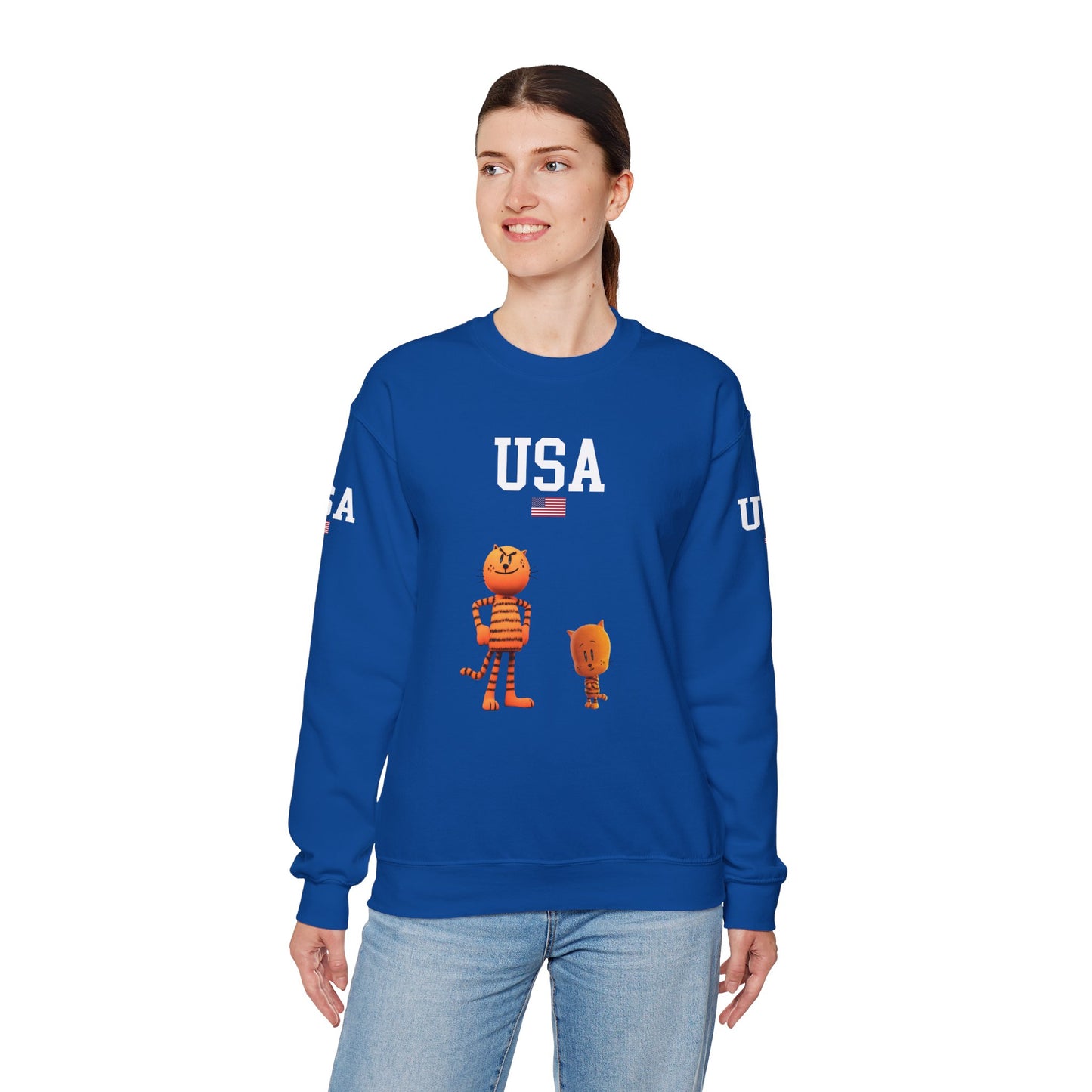Princess Grace  TEAM USA  Unisex Heavy Blend  Crewneck Sweatshirt