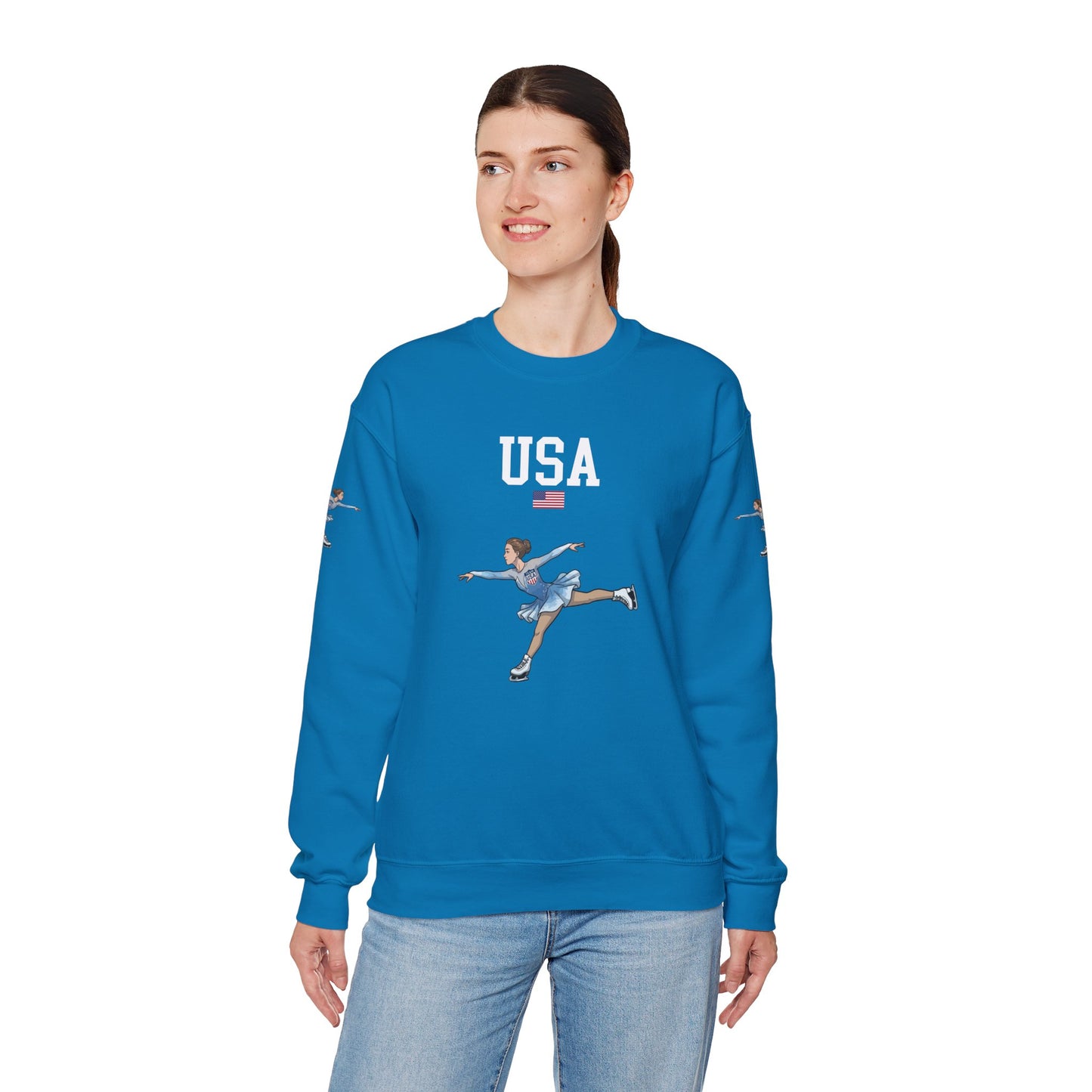 Princess Grace  TEAM USA  Unisex Heavy Blend  Crewneck Sweatshirt