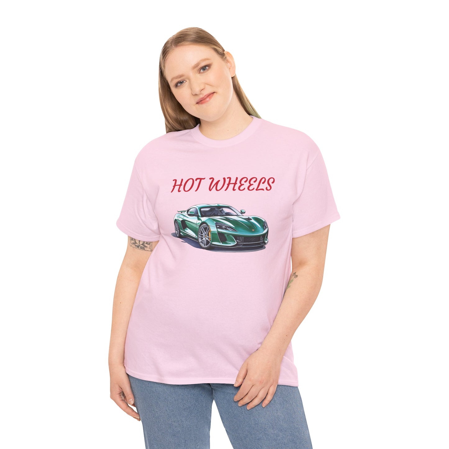 Princess Grace  Hot Wheels Unisex Heavy Cotton Tee Car Lovers T-Shirt for Enthusiasts