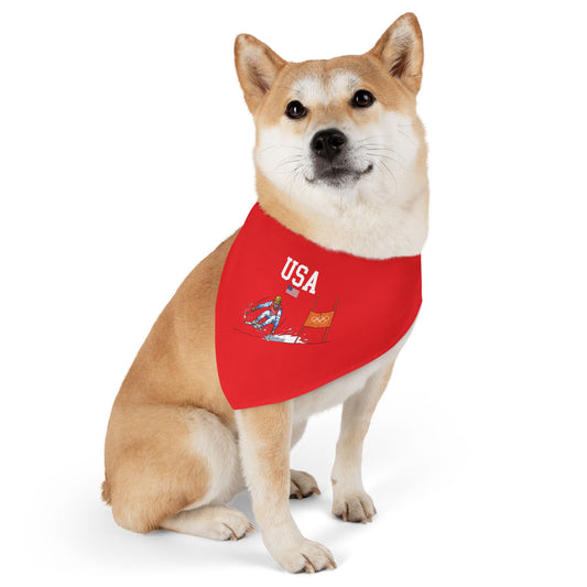 Princess Grace  TEAM USA  Pet Bandana Collar