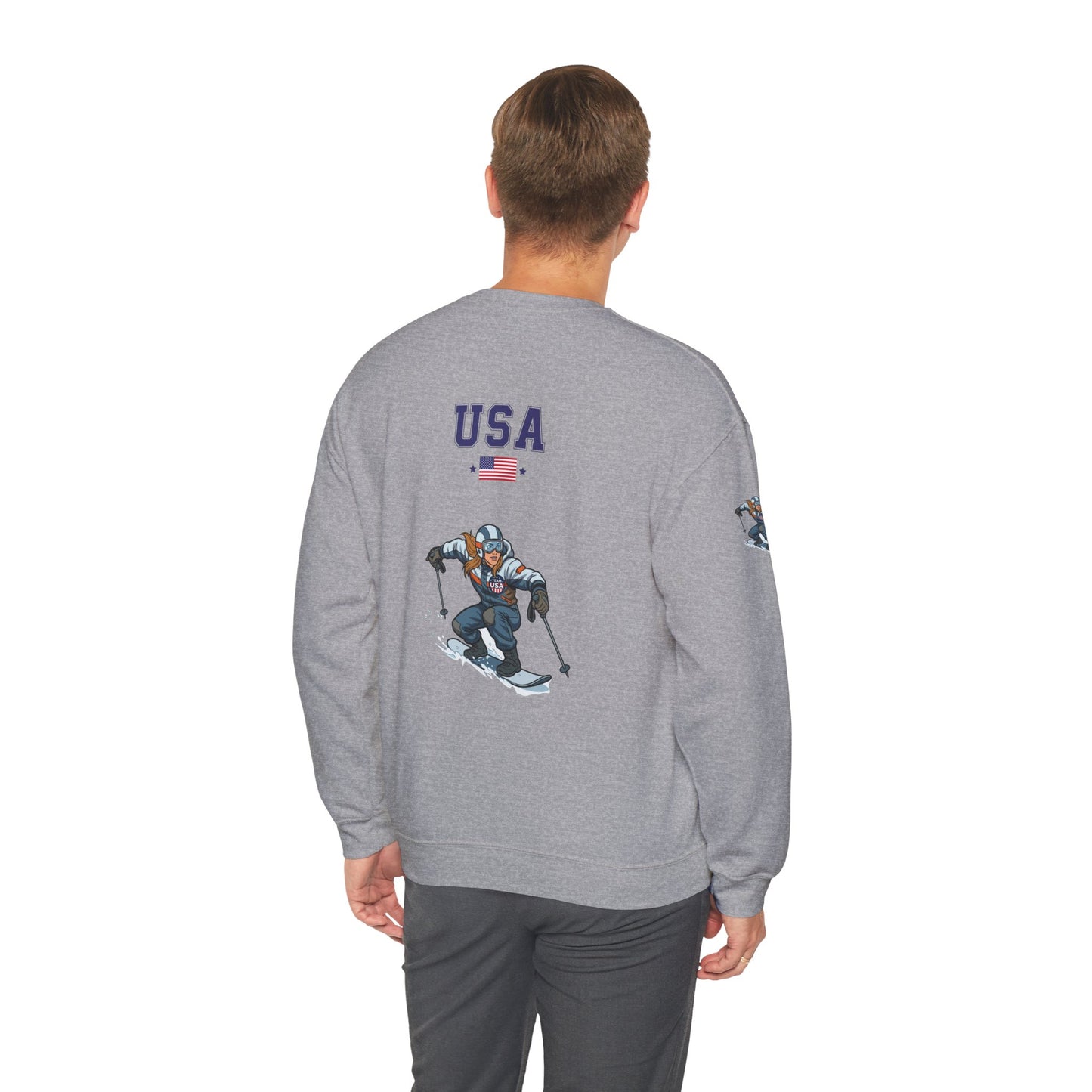 Princess Grace  TEAM USA  Unisex Heavy Blend  Crewneck Sweatshirt