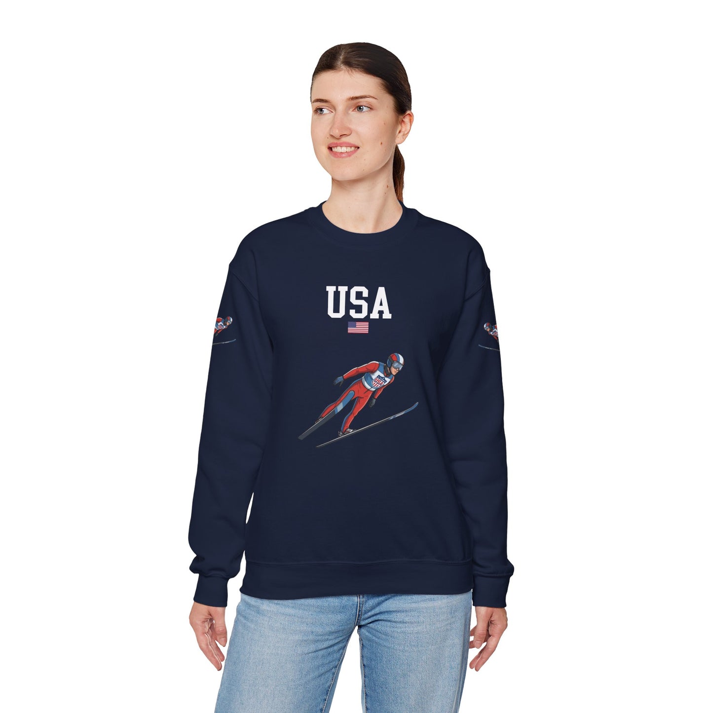 Princess Grace  TEAM USA  Unisex Heavy Blend  Crewneck Sweatshirt