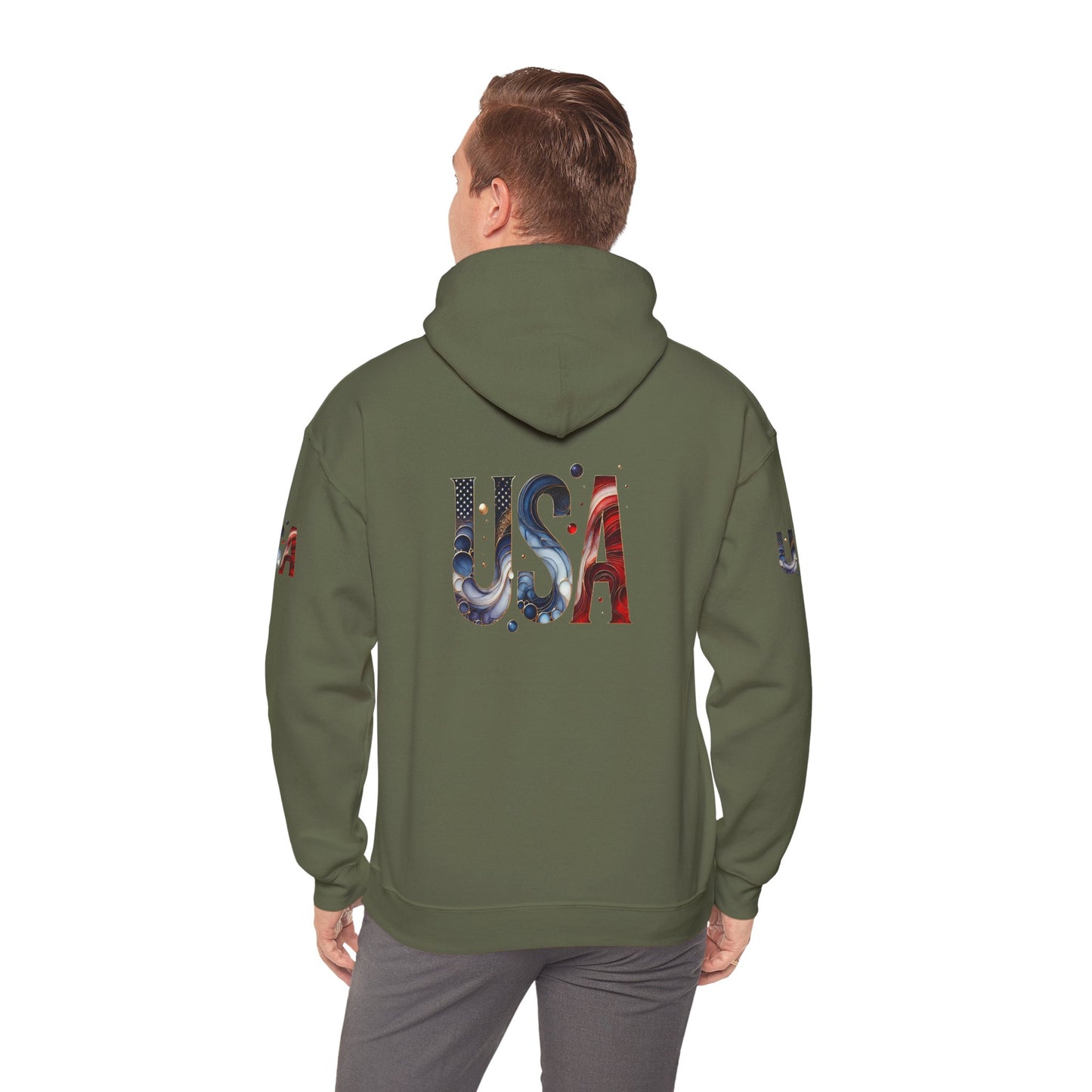 Princess Grace  TEAM USA  Unisex Heavy Bled   Hooded Sweatshirt