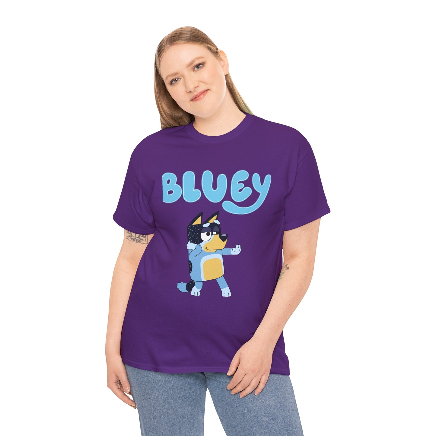 Princess Grace  Bluey Unisex Heavy Cotton Tee  Fun & Playful Kids Shirt