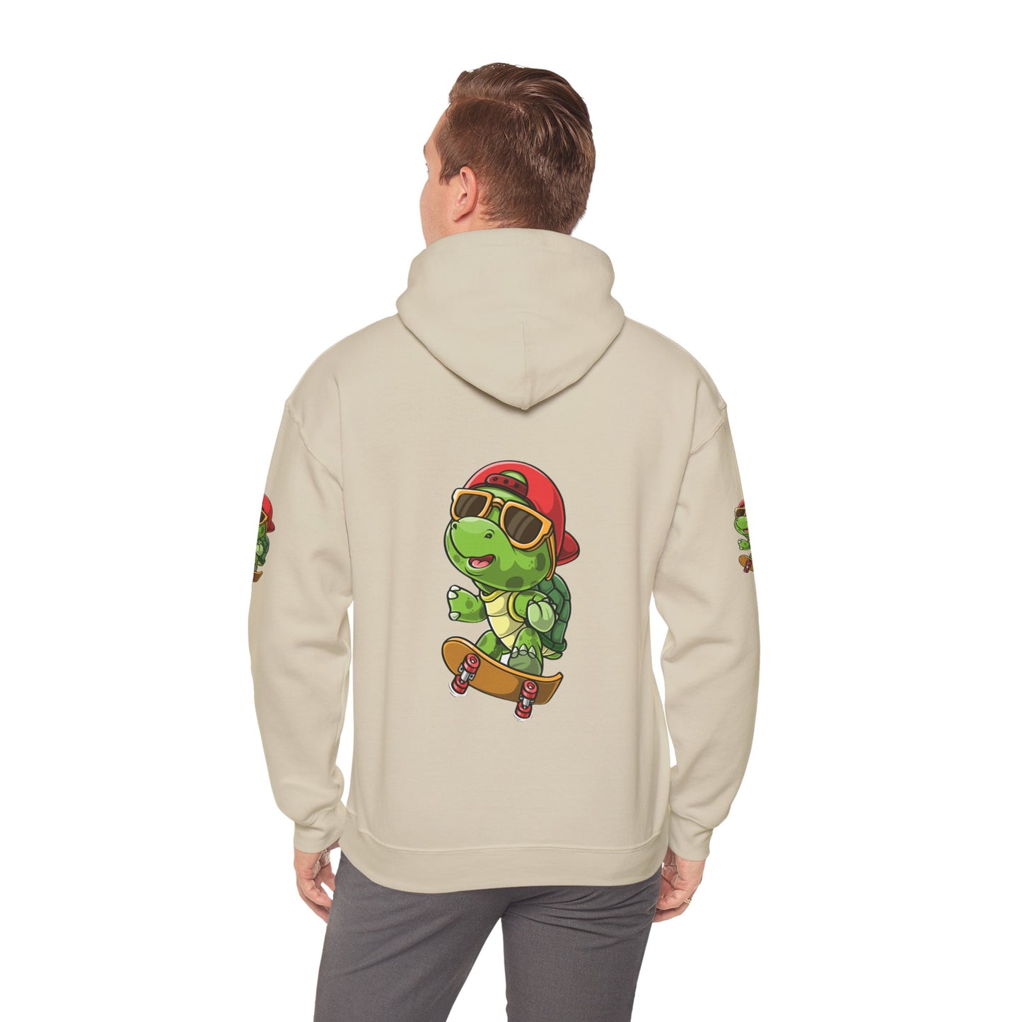 Princess Grace  Cool Skateboarding Turtle Unisex Hoodie Fun and Stylish