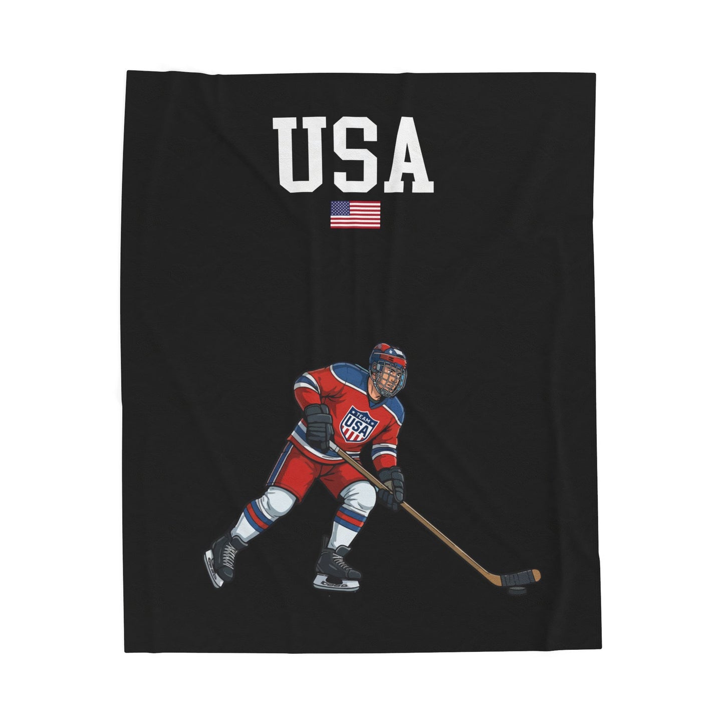 Princess Grace  TEAM USA  Velveteen Plush Blanket