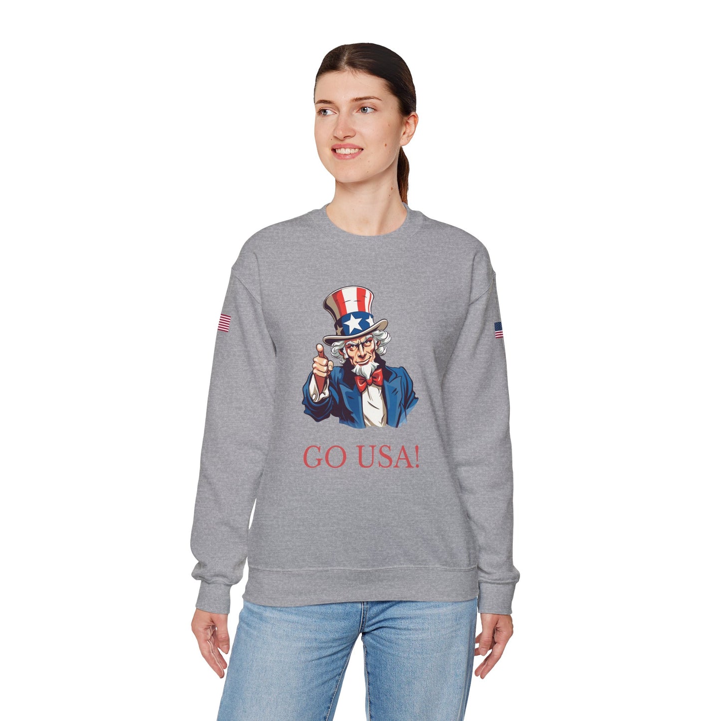 Princess Grace TEAM USA Unisex Heavy Blend Crewneck Sweatshirt