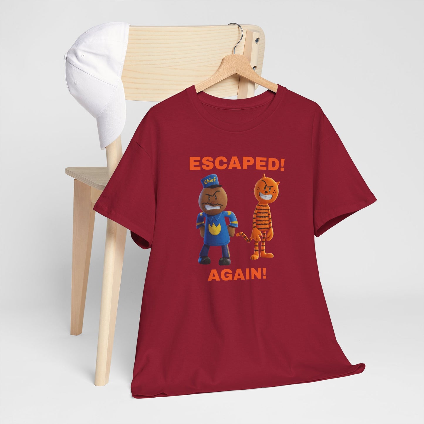 Princess Grace  Humorous Escaped Again Unisex Heavy Cotton Tee