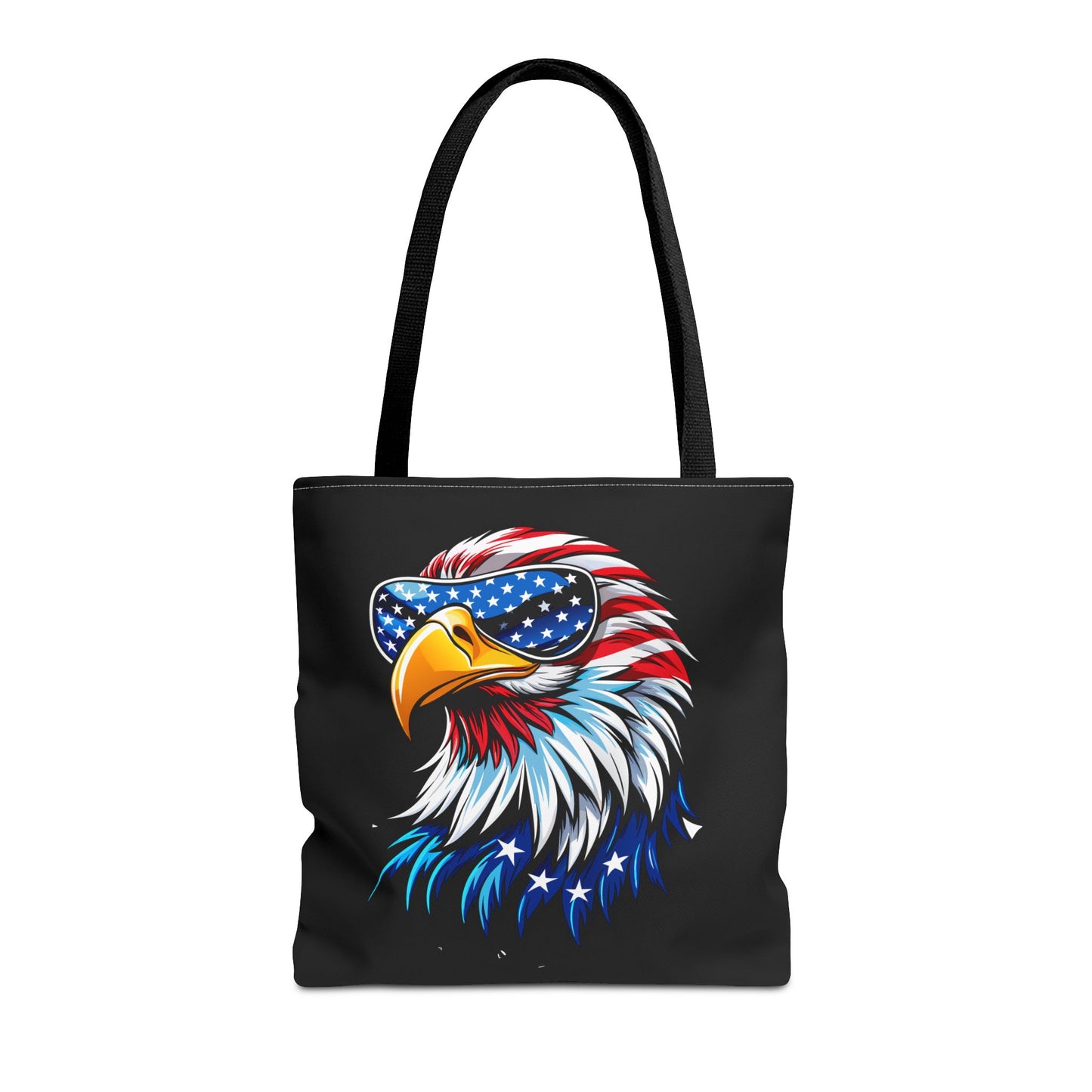 Princess Grace  Patriotic Eagle Tote Bag USA Flag Design, Perfect for Independence Day & Everyday Use