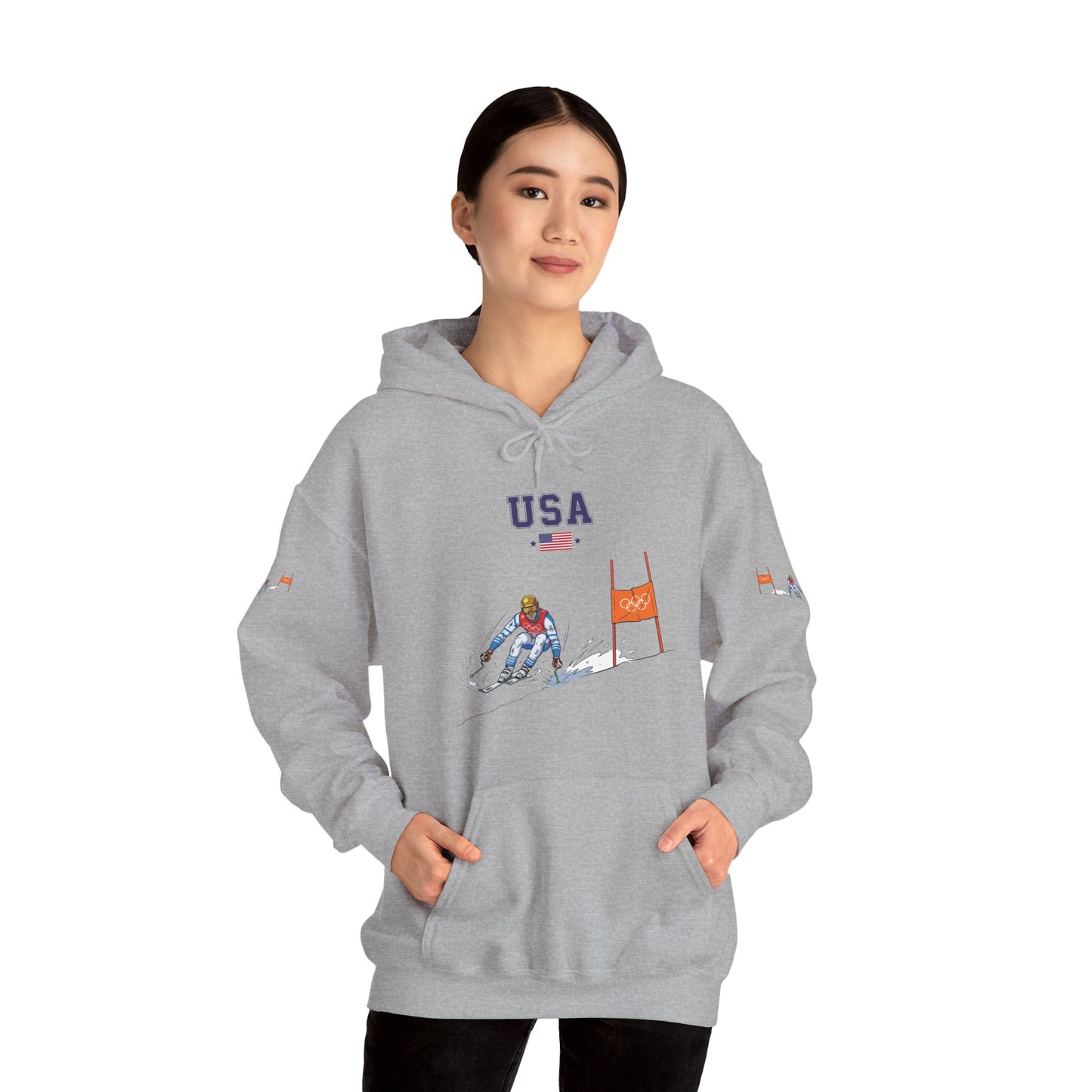 Princess Grace  TEAM USA  Unisex Heavy Blend  Hooded Sweatshirt