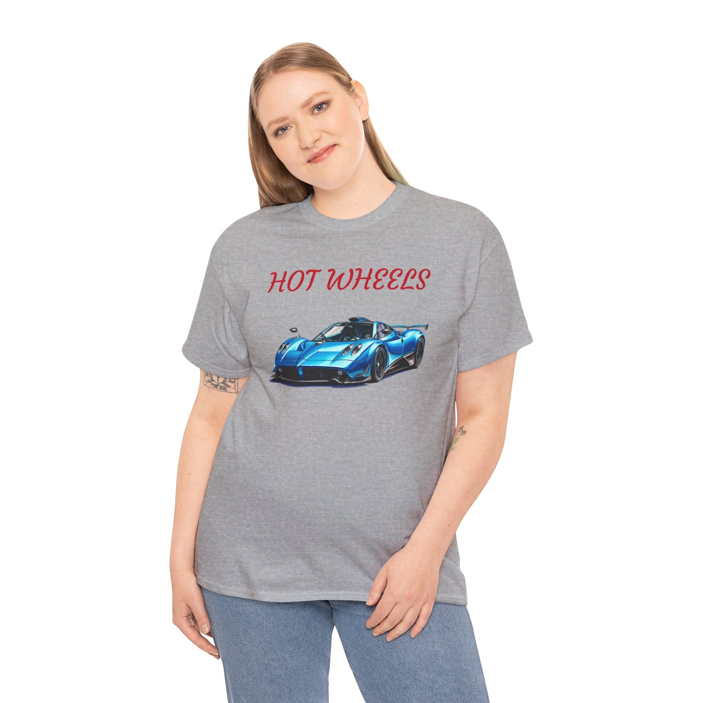 Princess Grace  Hot Wheels Unisex Heavy Cotton Tee Perfect for Car Enthusiasts