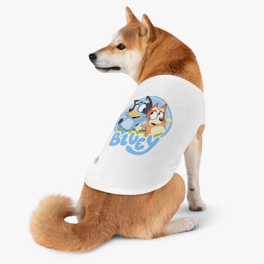 Princess Grace  Bluey Pet Tank Top Cute & Comfortable Dog Apparel for Playful Pets