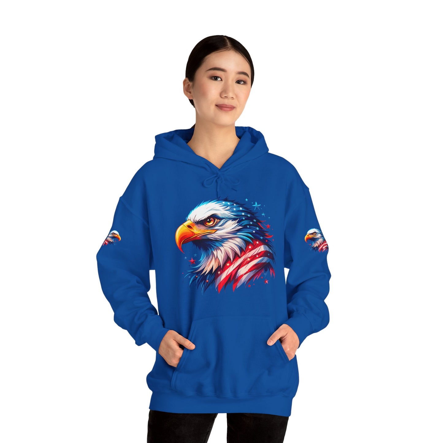 Princess Grace  American  Eagle Unisex Heavy Blend Hooded Sweatshirt