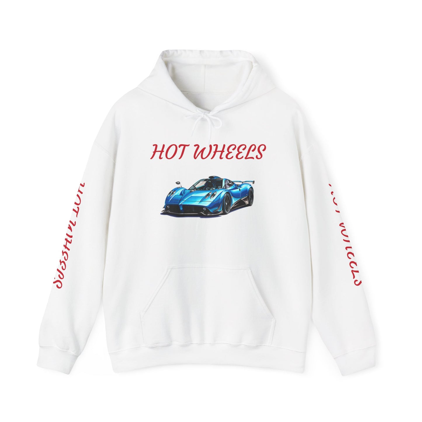 Princess Grace  Unisex Heavy Blend Hot Wheels Hooded Sweatshirt Stylish Car Graphic for Auto Enthusiasts