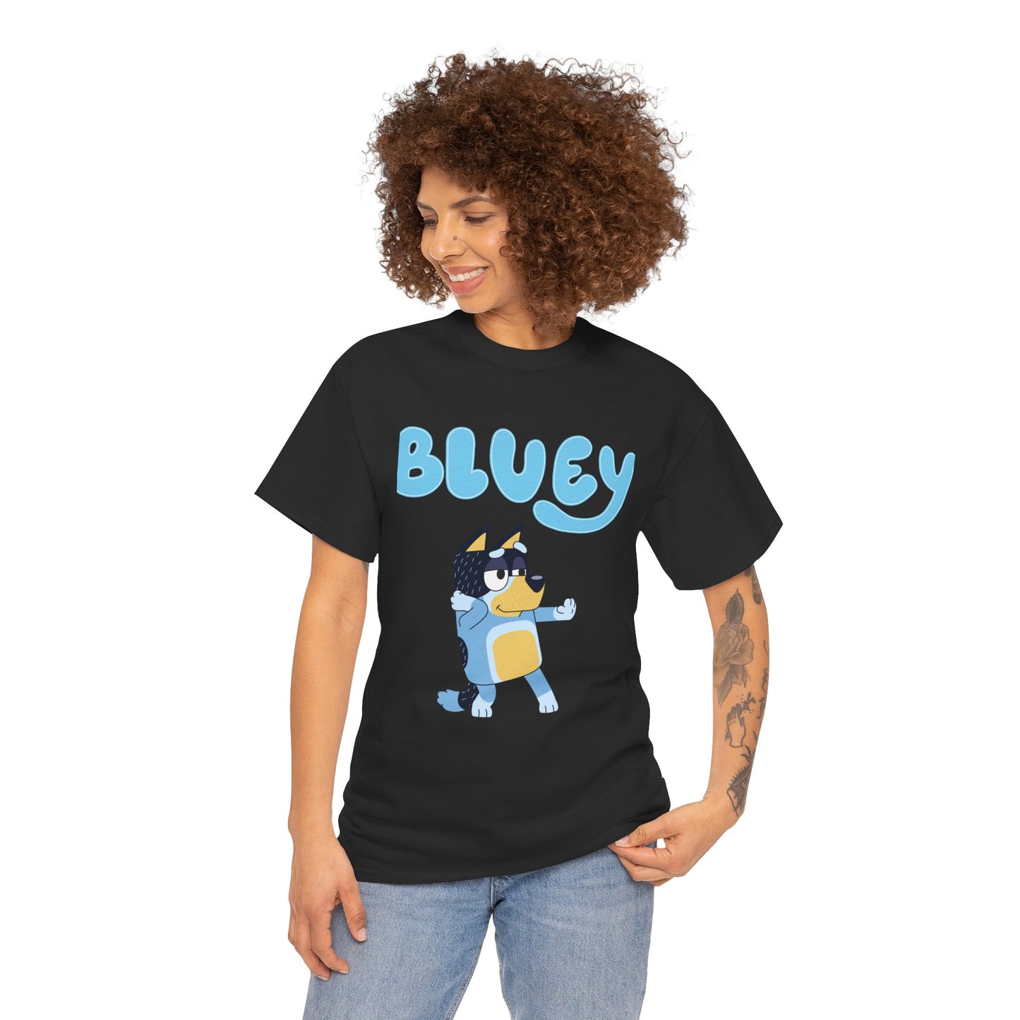 Princess Grace  Bluey Unisex Heavy Cotton Tee  Fun & Playful Kids Shirt