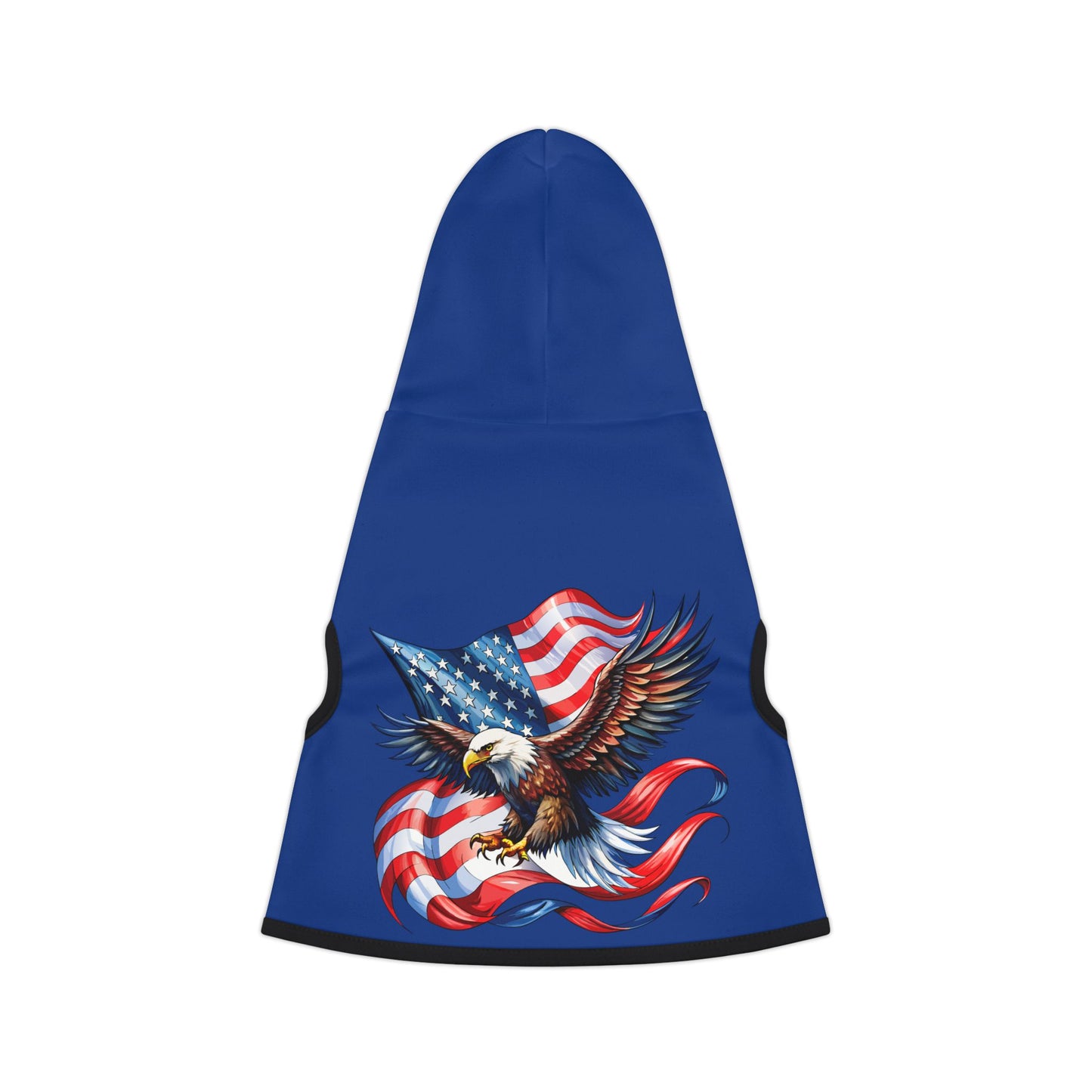 Princess Grace  Patriotic Eagle Pet Hoodie Stylish Dog Sweater for Independence Day