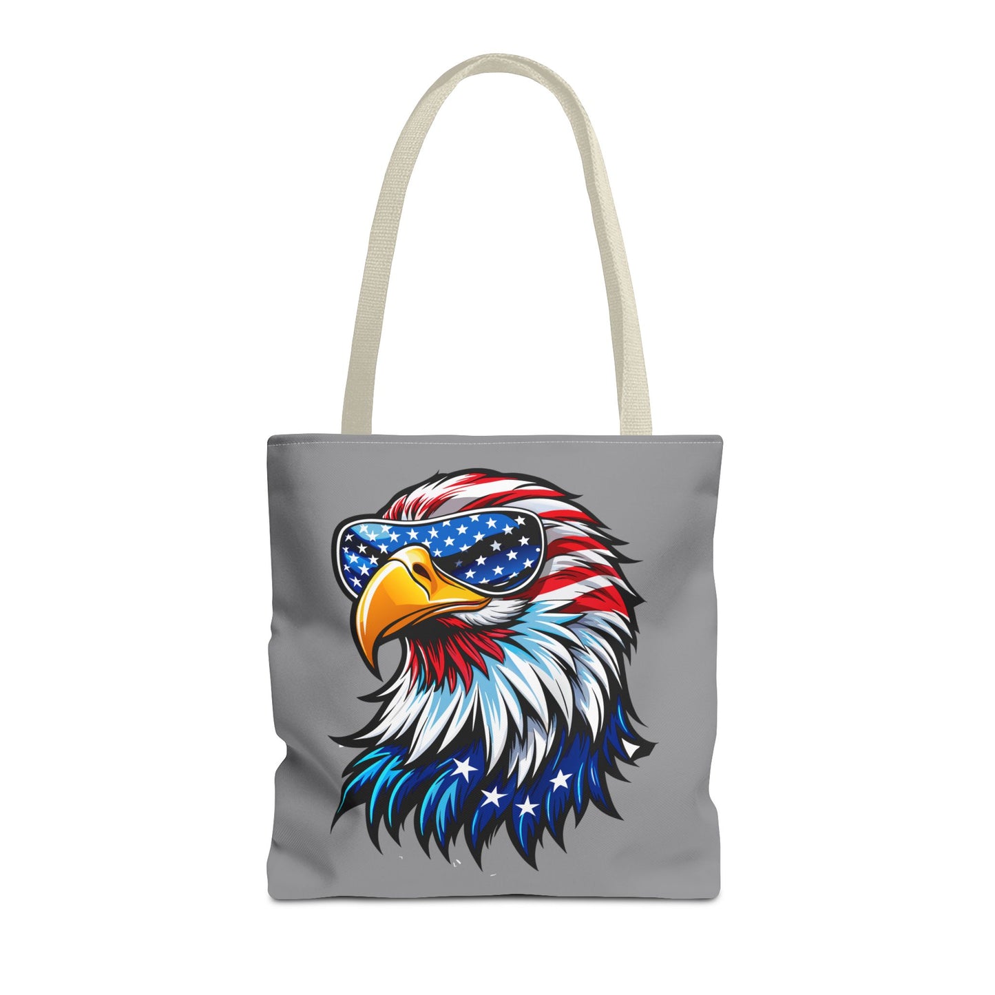 Princess Grace  Patriotic Eagle Tote Bag Stylish American Flag Design for Celebrations