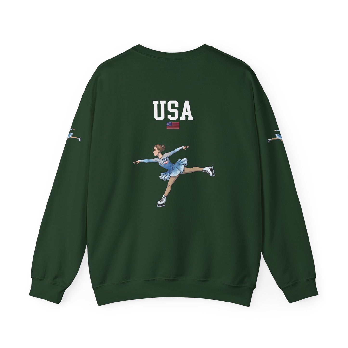 Princess Grace  TEAM USA  Unisex Heavy Blend  Crewneck Sweatshirt