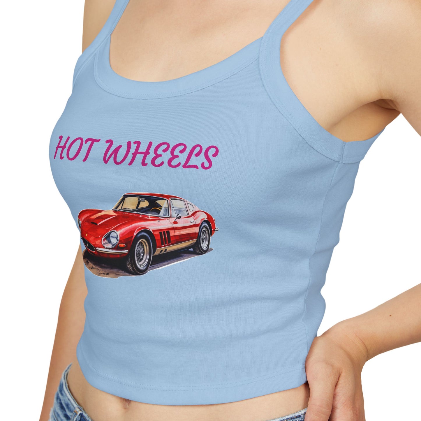 Princess Grace  Hot Wheels Women's Spaghetti Strap Tank Top Retro Car Graphic Tee