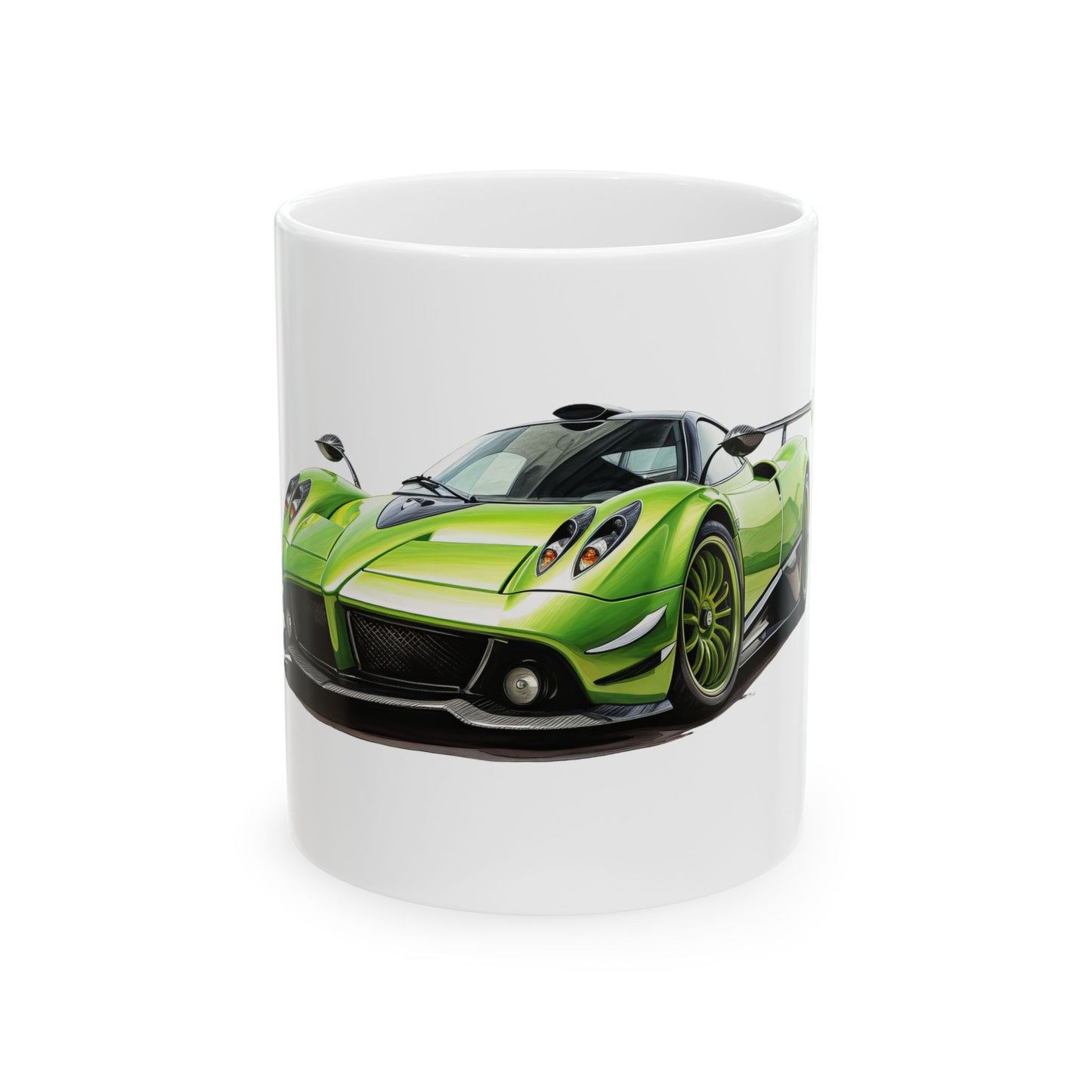 Princess Grace  Racing Car Ceramic Mug   Perfect Gift for Car Enthusiasts