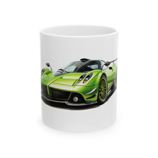 Princess Grace  Racing Car Ceramic Mug   Perfect Gift for Car Enthusiasts