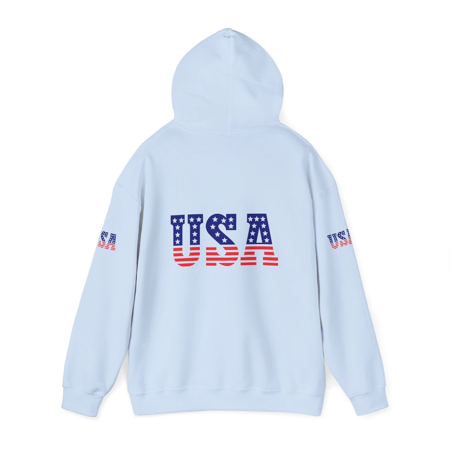 Princess Grace  TEAM USA  Unisex Heavy Blend  Hooded Sweatshirt  Patriotic Eagle Design