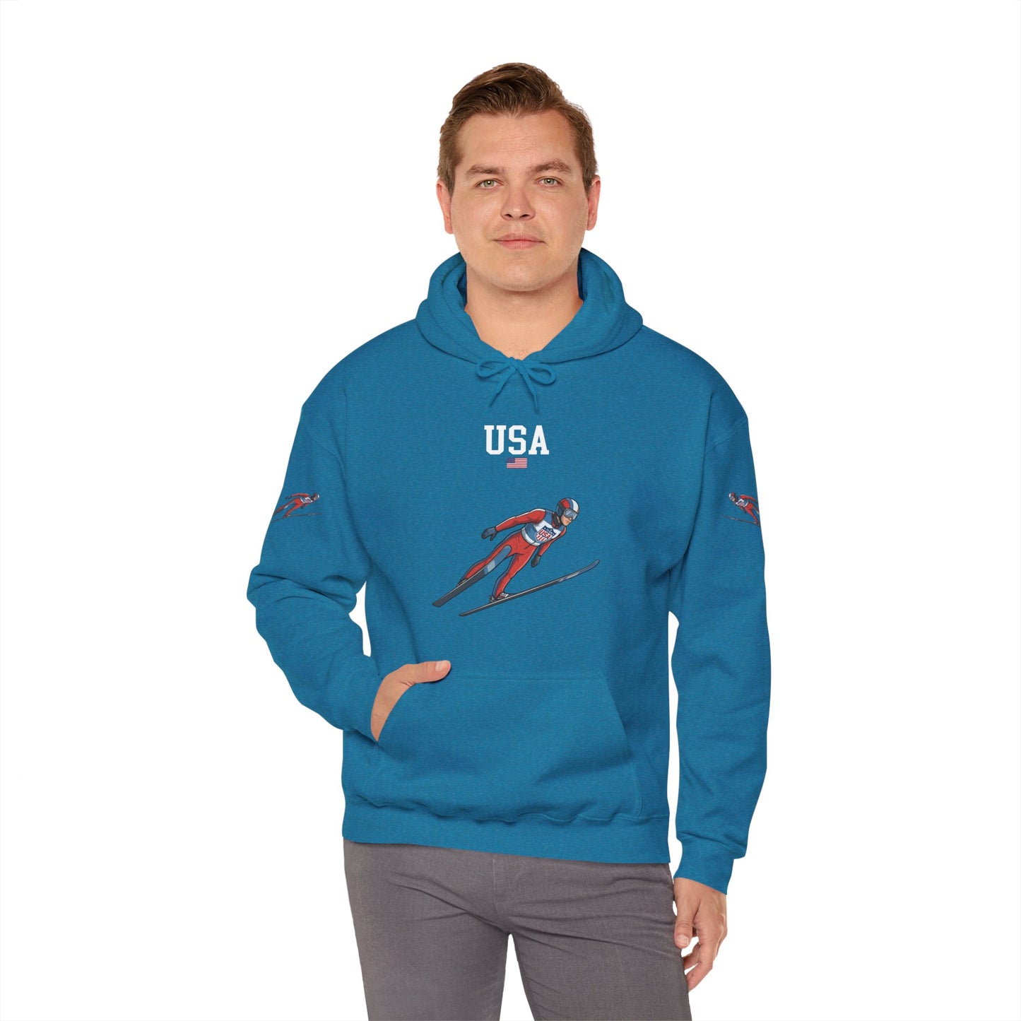 Princess Grace  TEAM USA  Unisex Heavy Blend Hooded Sweatshirt