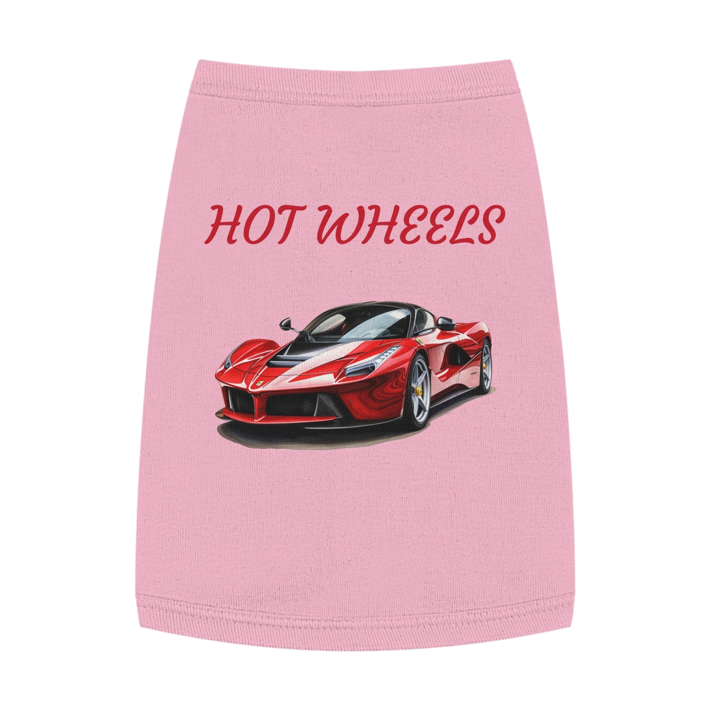 Princess Grace  Cool  Hot Wheels Pet Tank Top for Car Lovers Stylish Dog Apparel