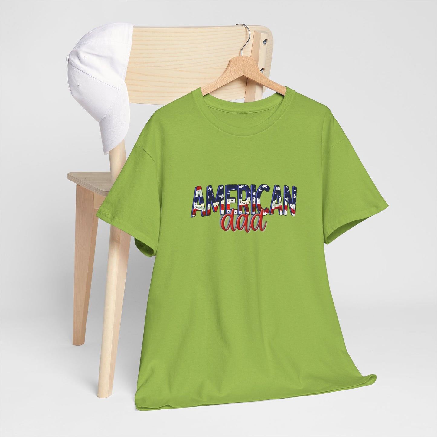 Princess Grace  Patriotic American Dad Tee Unisex Heavy Cotton T-Shirt