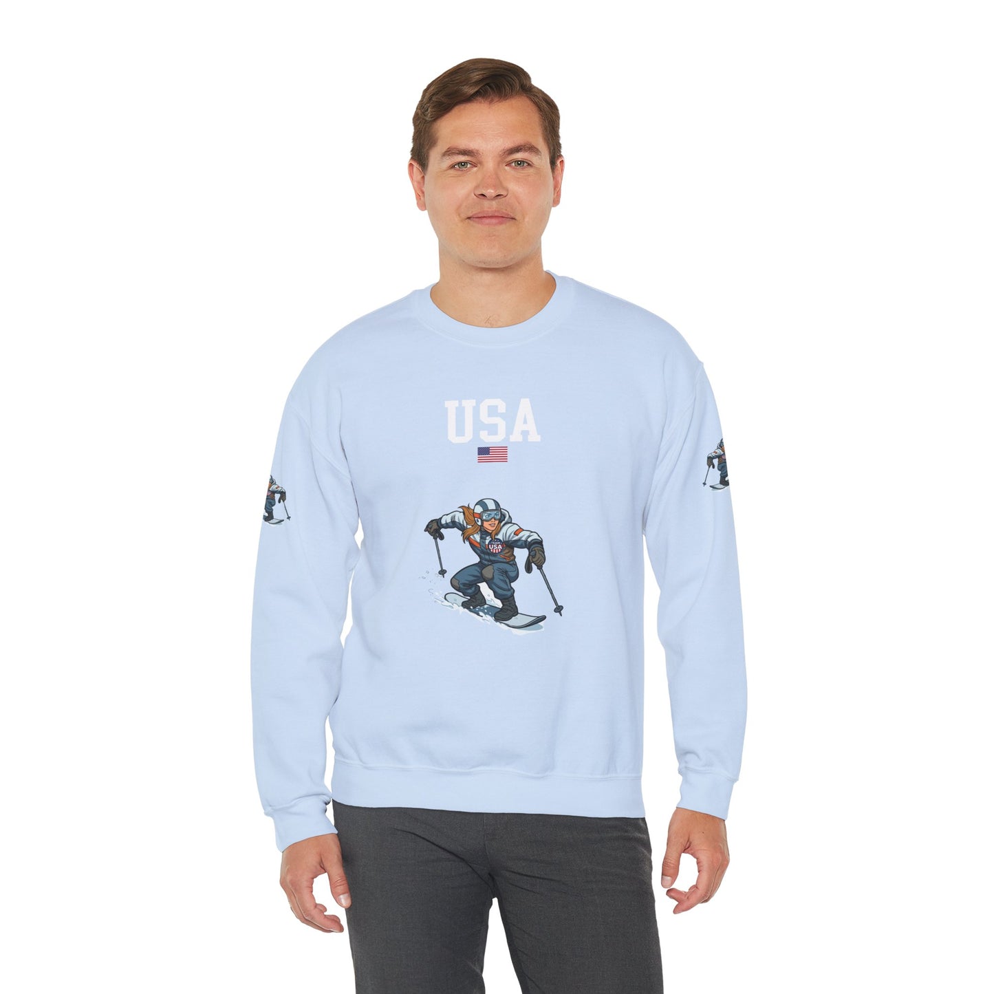 Princess Grace  TEAM USA  Unisex Heavy Blend  Crewneck Sweatshirt