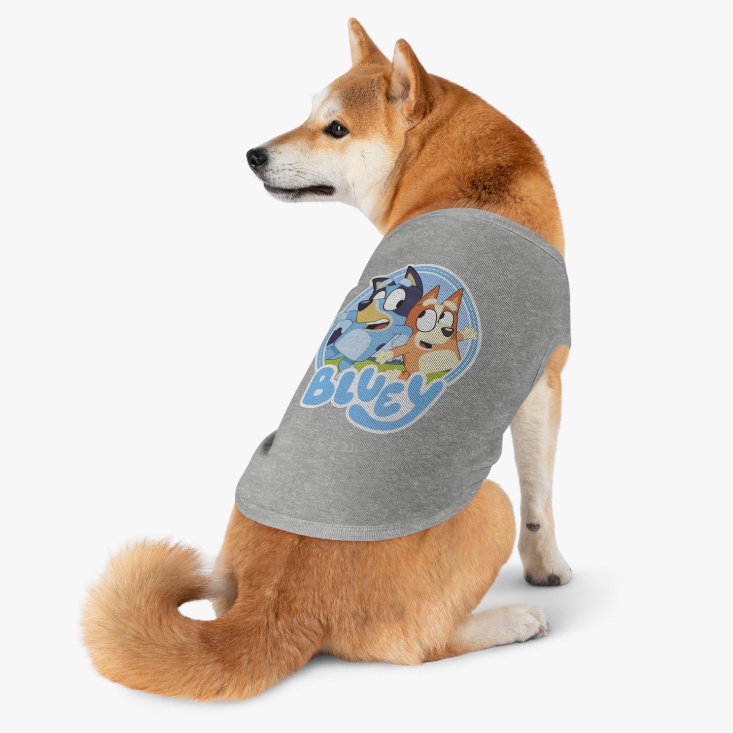 Princess Grace  Bluey Pet Tank Top Cute & Comfortable Dog Apparel for Playful Pets