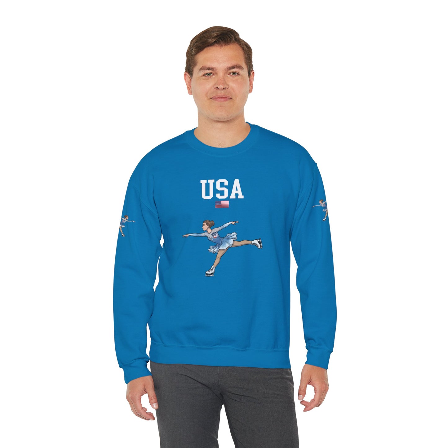 Princess Grace  TEAM USA  Unisex Heavy Blend  Crewneck Sweatshirt