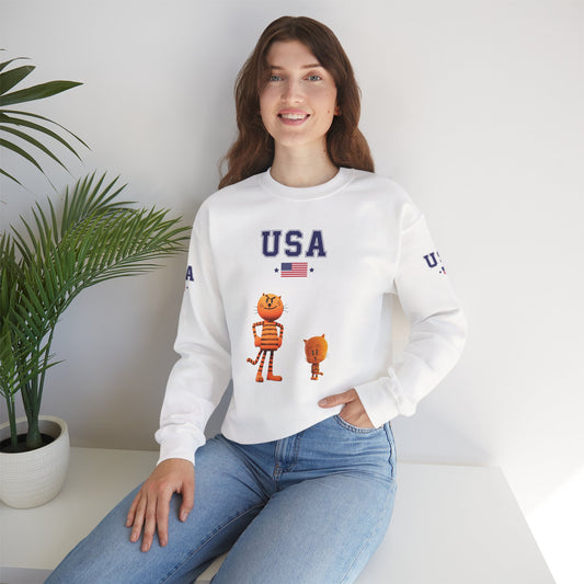 Princess Grace  TEAM USA  Unisex Heavy Blend  Crewneck Sweatshirt
