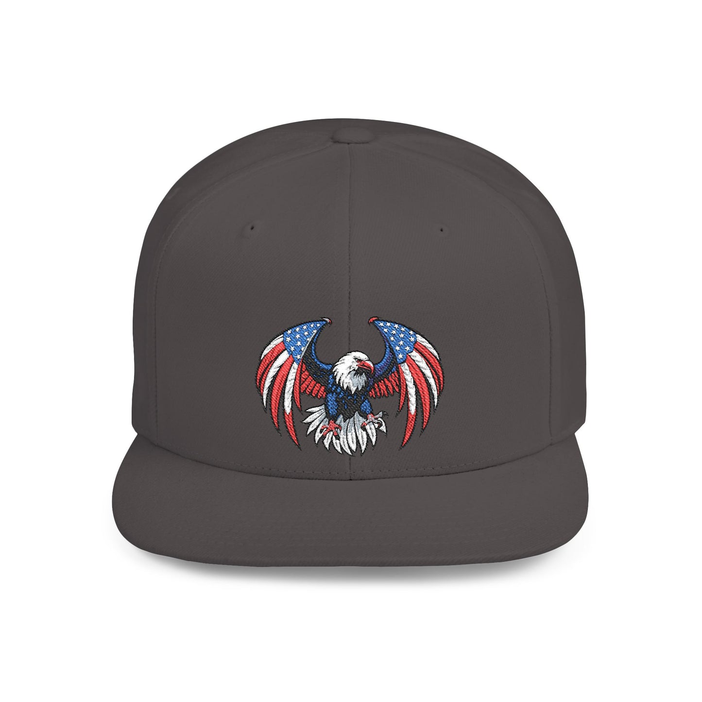 Princess Grace  Patriotic Eagle Flat Bill Snapback Hat
